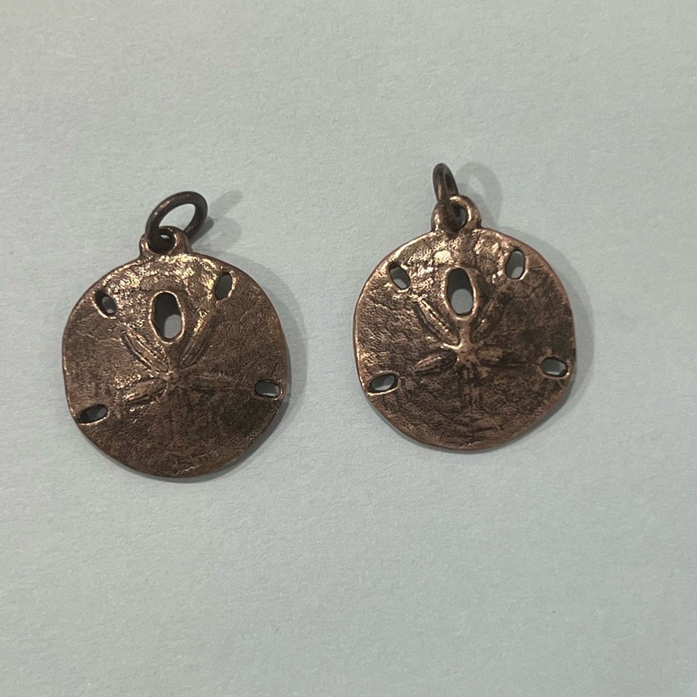 2 James Avery Sand Dollar Charms